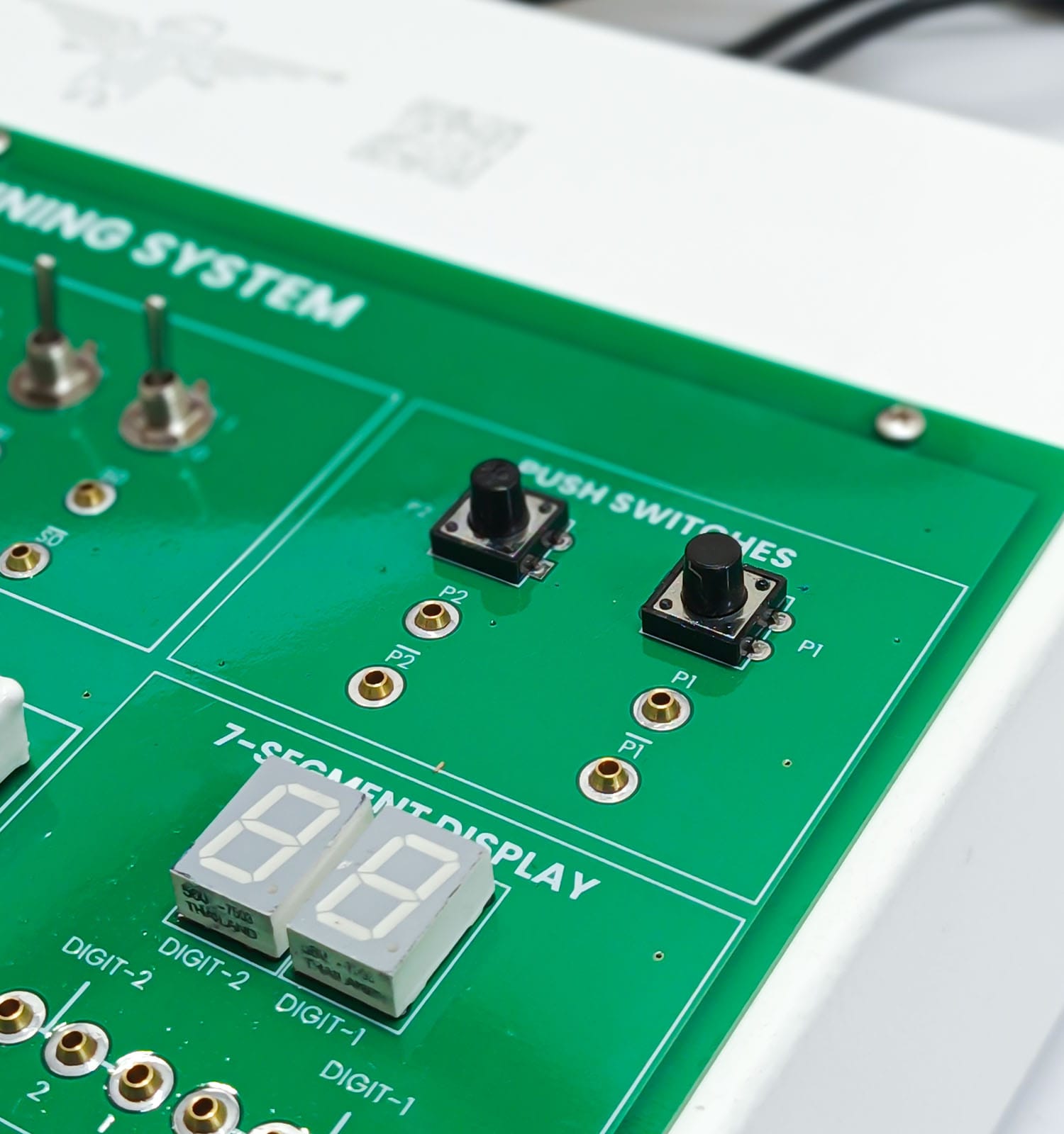 Push Switches & 7 Segment Display